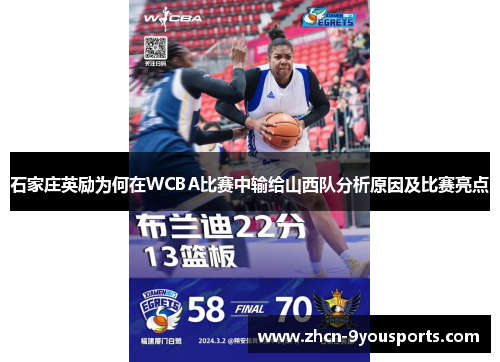 石家庄英励为何在WCBA比赛中输给山西队分析原因及比赛亮点